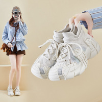 ins韩版飞织鞋女20266春季新款鞋跑步休闲街拍