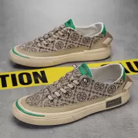 帆布男鞋秋季新款透气软底休闲百搭潮牌低帮布鞋男款运动平底板鞋