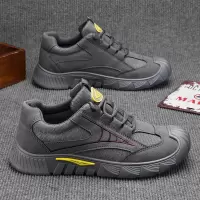 新款耐磨劳保鞋男士春秋季透气工作轻便男舒适百搭男款休闲鞋