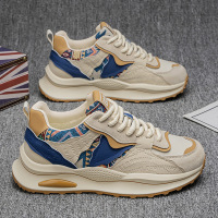 男鞋厚底增高老爹鞋春季新款耐磨运动板鞋子男款时尚休闲潮鞋