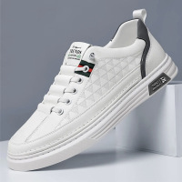 男鞋夏款透气薄款软皮小白鞋男夏季20264款潮流百搭休闲运动板鞋