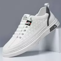 男鞋夏款透气薄款软皮小白鞋男夏季20264款潮流百搭休闲运动板鞋