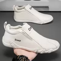 秋季男鞋20265新款高帮休闲鞋男工作工装鞋潮流百搭户外登山鞋