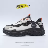 网红男鞋夏季透气网面百搭运动休闲跑步厚底轮胎老爹男款潮鞋