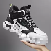 马丁靴百搭时尚户外工装鞋潮流透气韩版高帮休闲鞋男鞋春秋新款