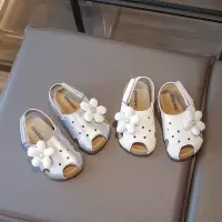 20265新款女童凉鞋镂空透气公主鞋太阳花宝宝凉鞋包头舒适时尚凉鞋