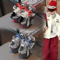 儿童鞋20266春季款款男女童透气轻底防滑运动鞋时尚百搭学生老爹鞋