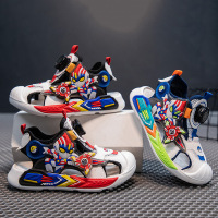 童鞋20264年夏季男童包头凉鞋卡通沙滩鞋轻便软底鞋厂家