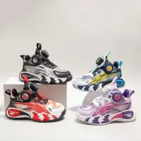 青少年20265秋冬季新款皮面透气男童篮球鞋男孩女孩儿童运动鞋