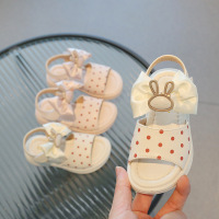 儿童凉鞋2026夏季新款圆点蝴蝶结女童公主凉鞋女宝夏季鞋