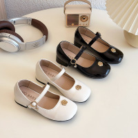 儿童皮鞋2026年春季新款潮玛丽珍女童高跟鞋公主鞋时尚女宝宝单鞋