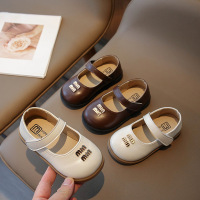 儿童皮鞋2026年秋季新款女宝公主鞋小香风时尚舒适女童单鞋潮