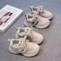 儿童运动鞋2026年春季新款网面透气百搭休闲跑步鞋男女童鞋子