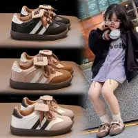 儿童运动鞋2026年春秋季新款条纹跑步鞋时尚德迅鞋男女童鞋潮