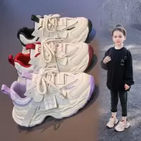 儿童运动鞋2026春季新款轻便软底跑步鞋休闲网面透气男女童鞋