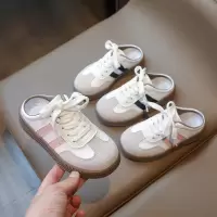 女童包头半拖鞋2026春季新款儿童时尚一脚蹬懒人板鞋休闲鞋子