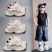 女童鞋子2026新款春夏季儿童透气网面运动鞋女孩休闲跑步童鞋老爹