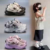 男童鞋子2026春夏新款女童舒适运动网鞋中大童网面老爹鞋百搭鞋子