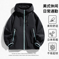 夹克男士春秋季新款登山服复古美式潮牌风衣长袖日常百搭男女外套