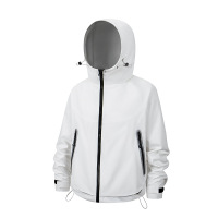 春秋男装户外徒步登山夹克男女同款外套连帽美式潮牌休闲男士夹克