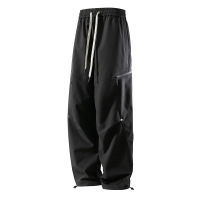 男装春秋工装裤美式潮牌机能户外冲锋裤青少年宽松直筒男士休闲裤