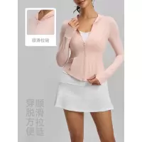 夏季原纱防紫外线防晒外套薄款户外皮肤衣连帽防晒衣女