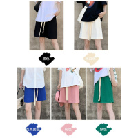 冰丝运动短裤女裤子夏季薄款宽松直筒显瘦高腰休闲百搭阔腿五分裤