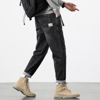 2026春夏季牛仔裤男直筒宽松休闲长裤韩版潮流百搭裤子男潮牌修身