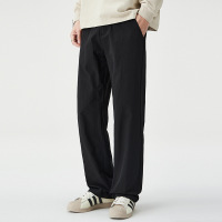 极简风休闲裤男生 宽松垂感阔腿裤 夏季轻薄透气百搭通勤长裤
