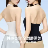 辣妹美式挂脖吊带背心女士带胸垫春夏季外穿内搭打底美背无袖上衣