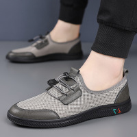 男鞋2026新款春夏季透气网面休闲鞋软底防滑百搭潮鞋男款
