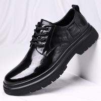 男鞋2026春季新款商务正装皮鞋男士韩版亮皮上班英伦休闲皮鞋男潮