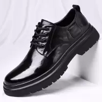 男鞋2026春季新款商务正装皮鞋男士韩版亮皮上班英伦休闲皮鞋男潮