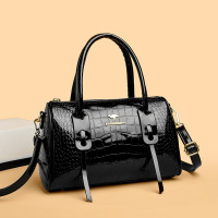 包包女包新款2026斜挎包漆皮亮面女士手提包波士顿妈妈包