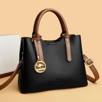 包包女包新款2026时尚妈妈斜挎包女单肩包女撞色手提包女