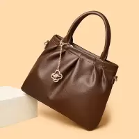 包包女包新款2026斜挎包女褶皱女士妈妈单肩包女手提包女