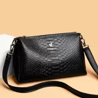 包包女包新款2026斜挎包女时尚单肩包女鳄鱼纹女士小方包