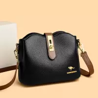 包包女包新款2026斜挎单肩包女撞色时尚女士水桶包女欧美