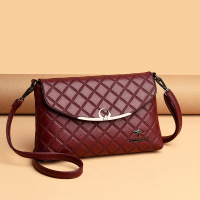 包包女包新款2026斜挎单肩包压花时尚女士妈妈小方包欧美