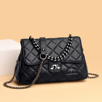 包包女包新款2026斜挎单肩包时尚女士菱格绣线小方包欧美