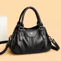 新款2026大容量单肩包女斜跨包女士多隔层中年妈妈包