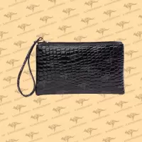 赠品鳄鱼纹小手包小卡包小熊挂件韩版时尚百搭手拿包女长款手机包