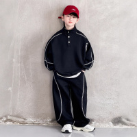 儿童装男童春秋款套装2026新款春装卫衣男孩运动大童春季酷帅气潮