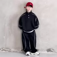 儿童装男童春秋款套装2026新款春装卫衣男孩运动大童春季酷帅气潮