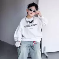 儿童装男童春装卫衣2026新款中大童春秋款男孩春季帅气上衣潮