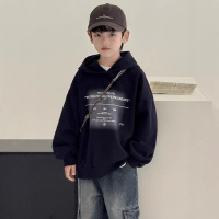 儿童装男童春装卫衣2026新款中大童春秋款男孩春季连帽上衣潮