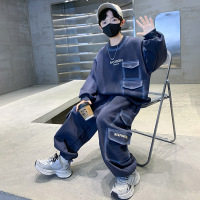 儿童装男童春装卫衣套装2026新款春秋款大童运动帅气春季男孩时髦