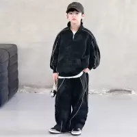 儿童装男童春装套装2026新款中大童春秋款时髦男孩春季卫衣两件套