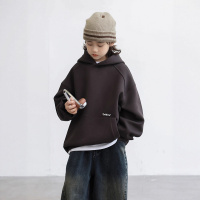 儿童装男童春装连帽卫衣2026新款春秋款中大童洋气秋季男孩上衣潮