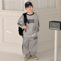 男童卫衣套装春季儿童运动服2026春秋新款大童装春装两件套潮男孩